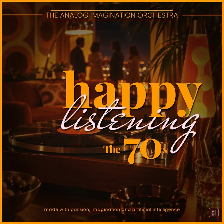 Cover happy listening The 70s